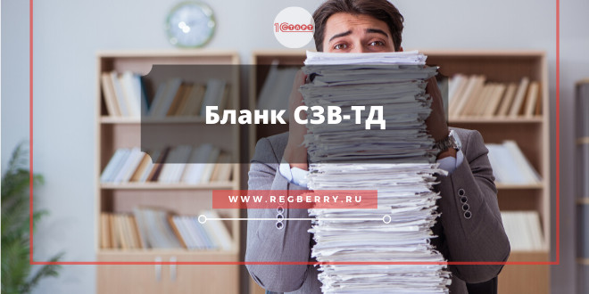 Бланк СЗВ-ТД