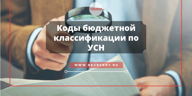 Коды бюджетной классификации для уплаты УСН